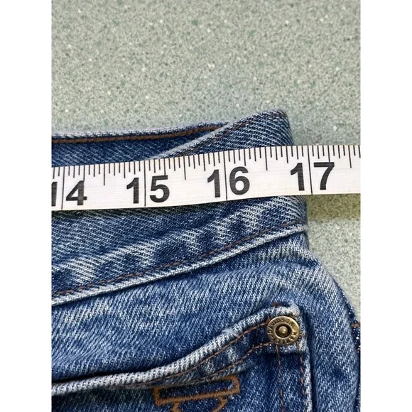 Harley-Davidson Mens Traditional Fit Straight Leg Blue Denim Jeans 34x34 - Picture 6 of 11